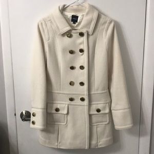 COPY - Express double breasted wool coat small
